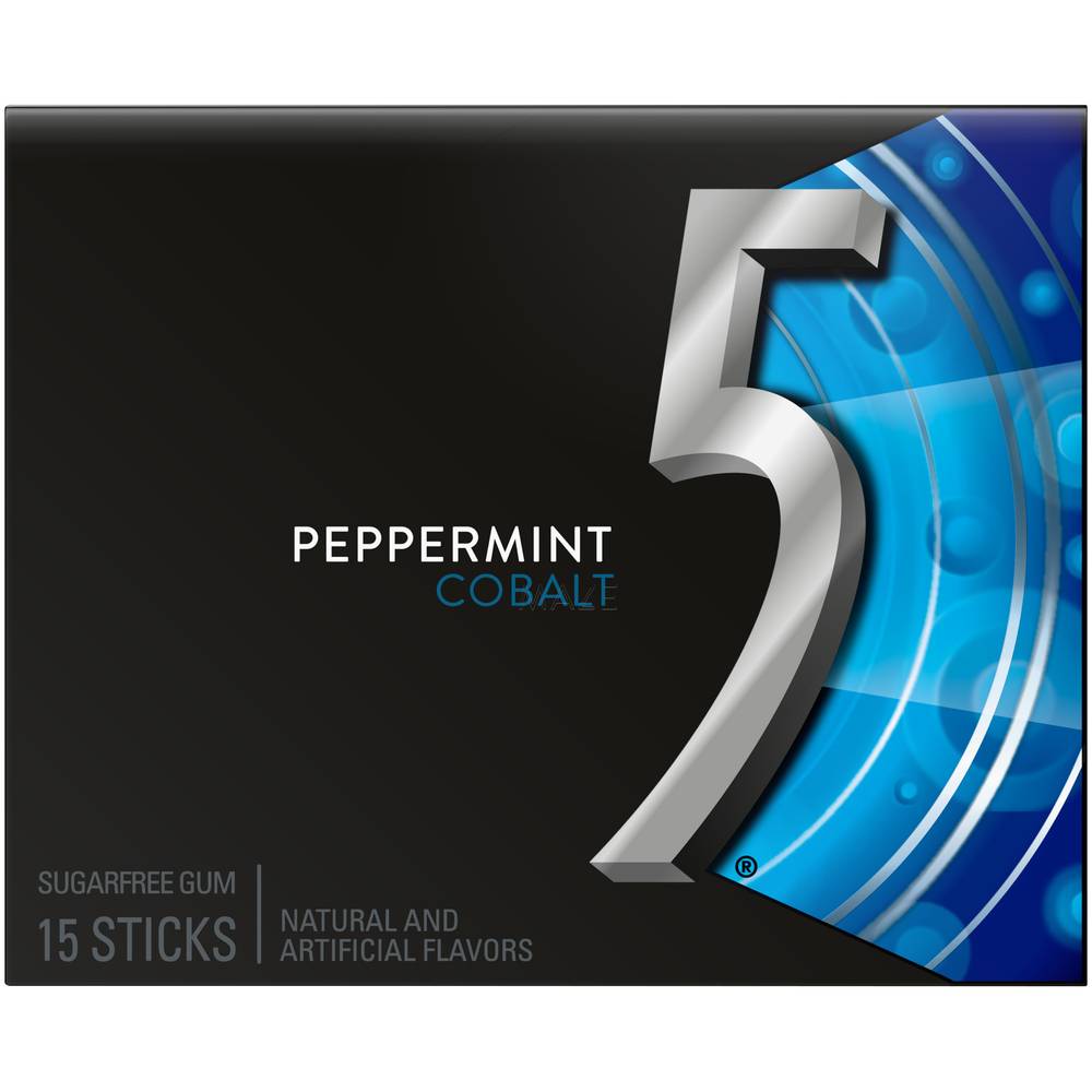 5 Sugarfree Avengers Cobalt Gum (15 ct)(peppermint)