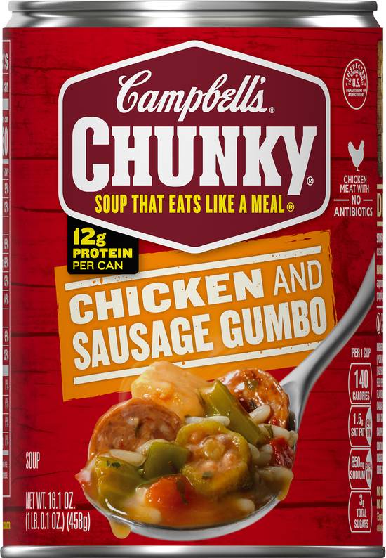 Campbell's Chunky Chicken and Sausage Gumbo Soup