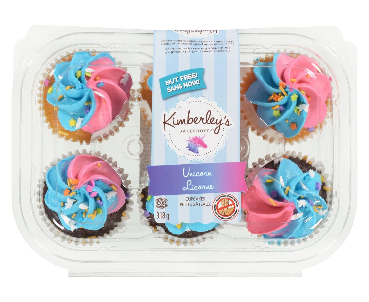 Kimberley's Bakeshoppe Unicorn Cupcake (318 g, 6 ct)
