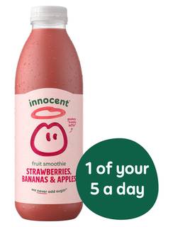 innocent Smoothie Strawberries & Bananas 750ml