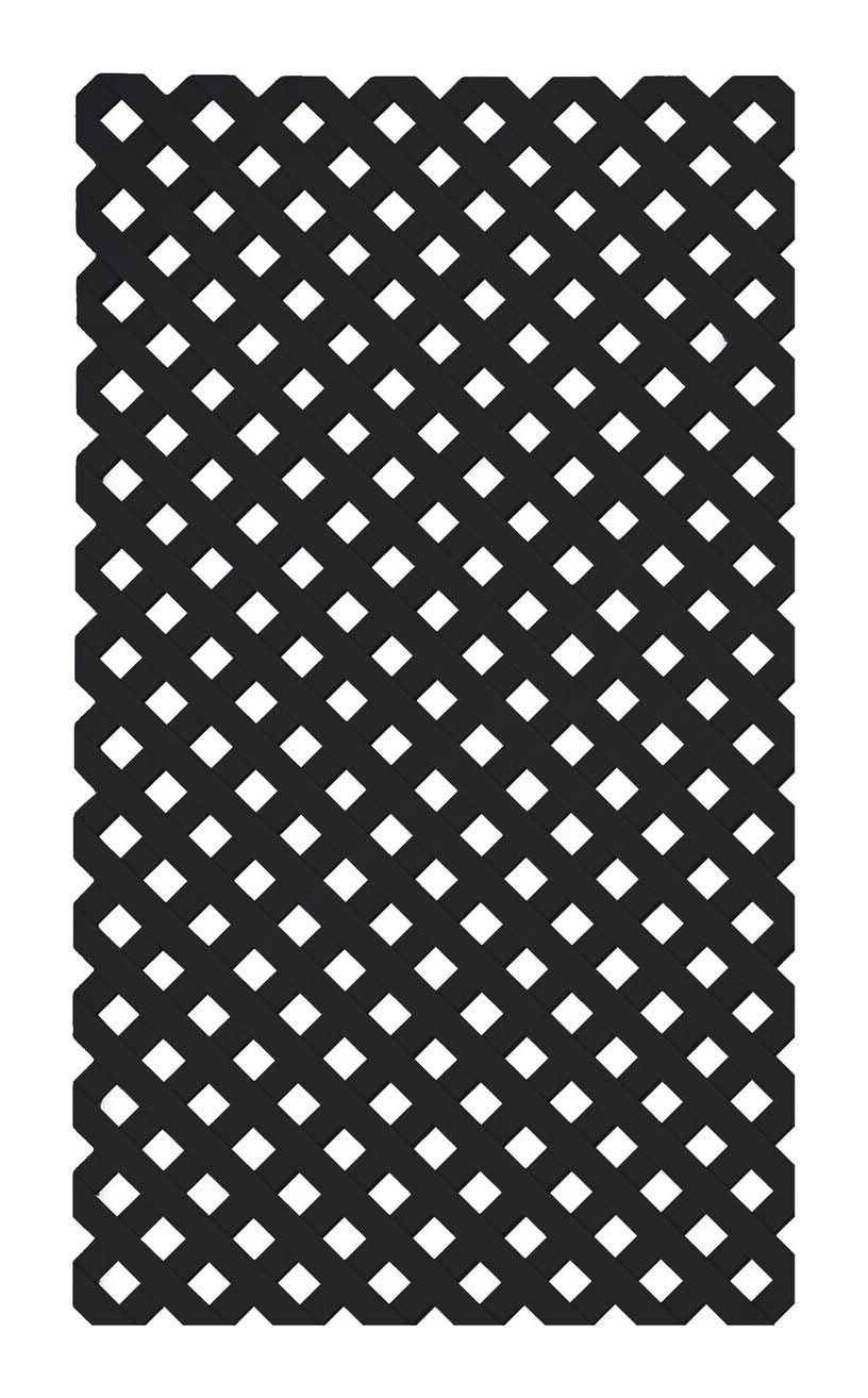Jack Matrix 1200 x 600 x 7mm Charcoal Lattice Plastic Handy Panel