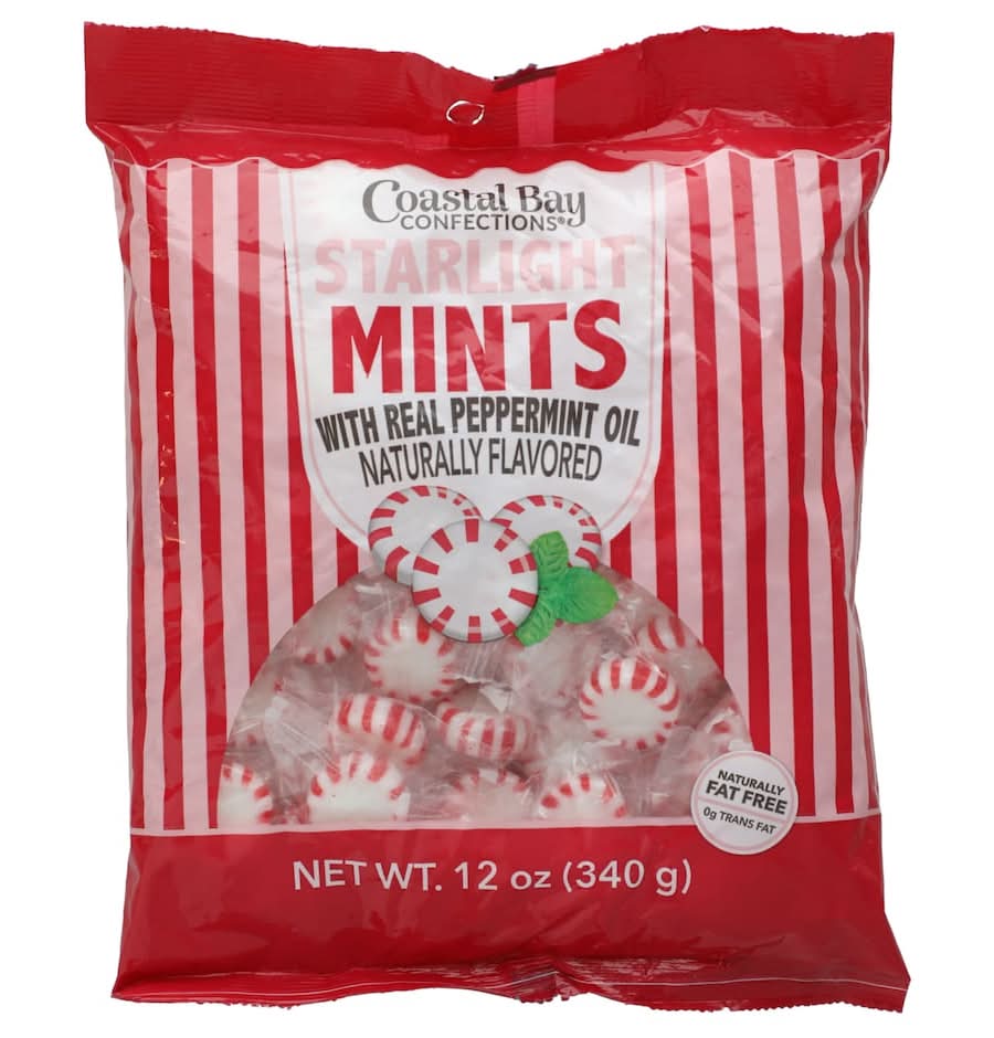 Coastal Bay Confections Starlight Mints, Peppermint (12 oz)