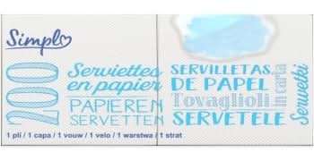 Servilletas 1 Capa 200 ud Simpl