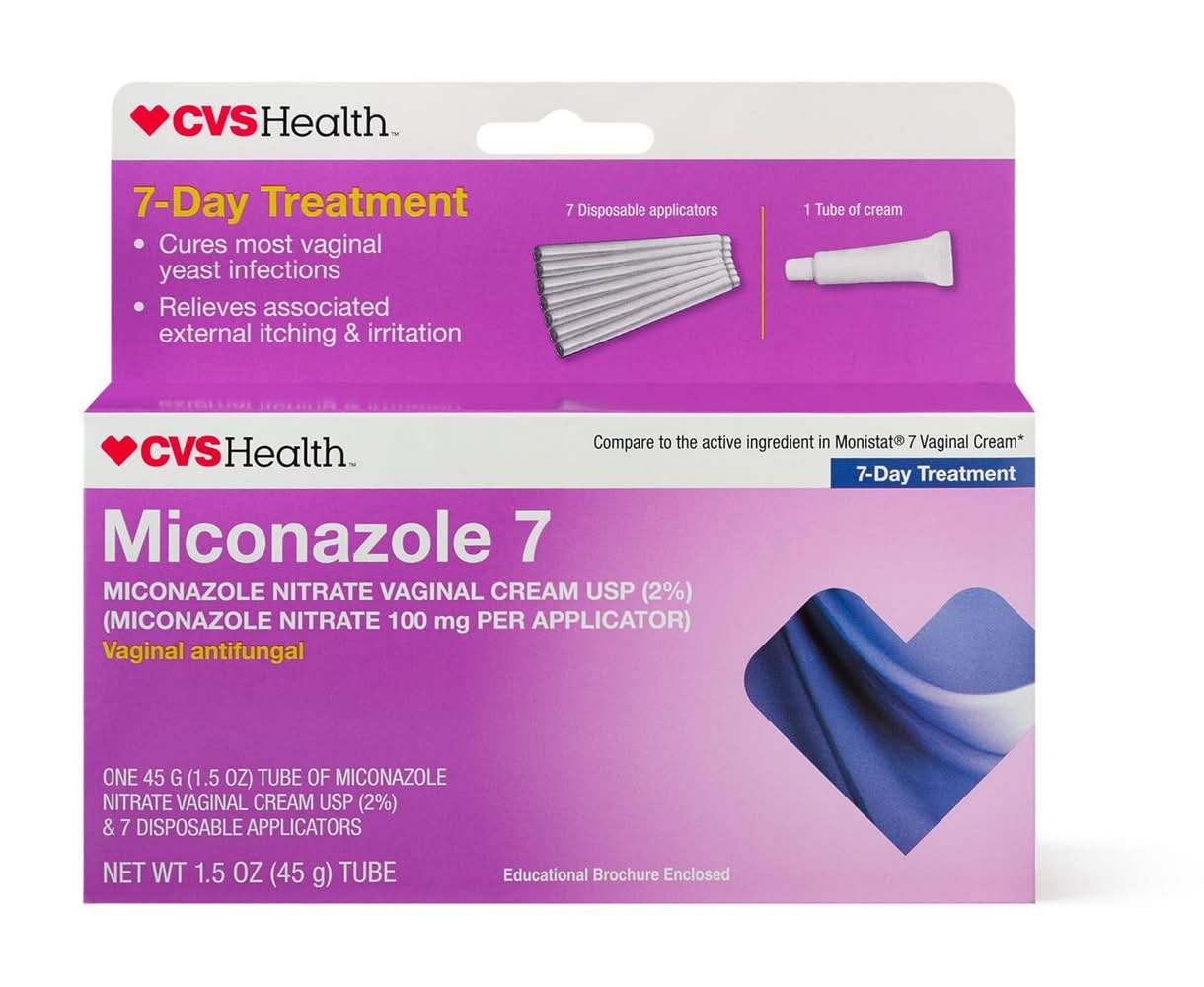 CVS Health Miconazole 7 Day Vaginal Treatment Cream (1.5 oz)