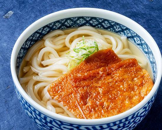 博多 きつねかけうどん Hakata Udon Noodle Soup with Fried Tofu