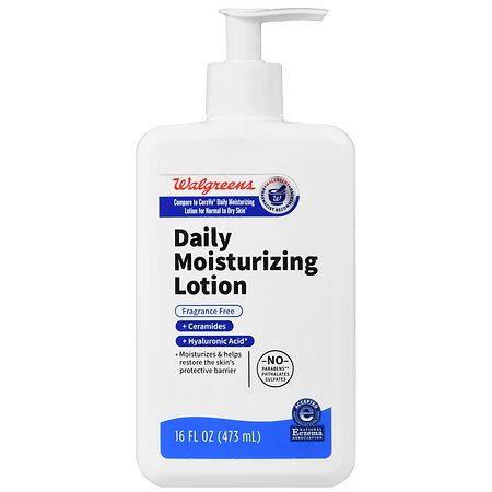 Walgreens Daily Moisturizing Lotion Fragrance Free - 16.0 fl oz
