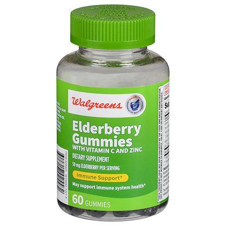 Walgreens Vitamin C and Zinc Gummies 50 Gm (elderberry)