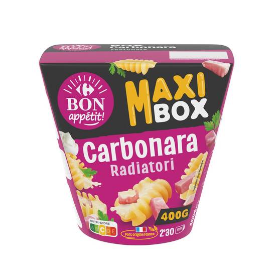 Carrefour Bon Appetit - Plat cuisiné radiatori carbonara