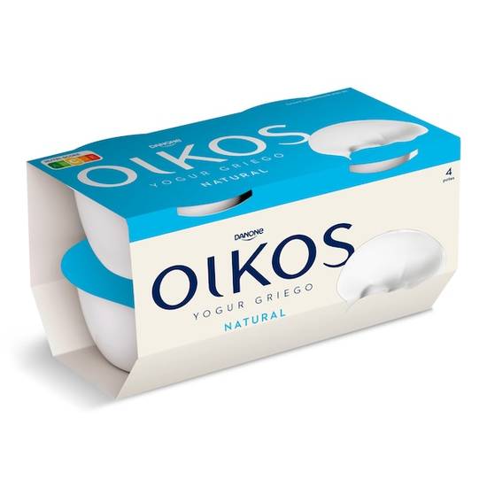 Yogur griego natural Oikos pack 4 x 110 g
