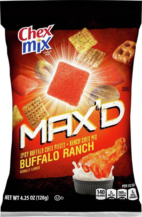 Chex Mix Max'd Mix Snack (buffalo ranch)