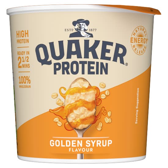 Quaker Golden Syrup, Oat So Simple Protein Porridge Cereal (63g)