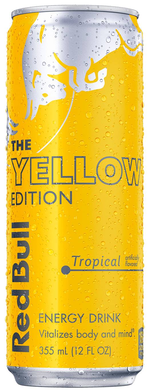 Order Red Bull Yellow Edition Can (12 oz) food online from Rite Aid store, Shawnee on bringmethat.com