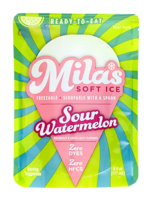 Mila’s Soft Ice Sour Watermelon Soft Ice, 1-ct.