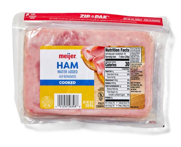 Meijer Cooked Ham Lunchmeat (16 oz)