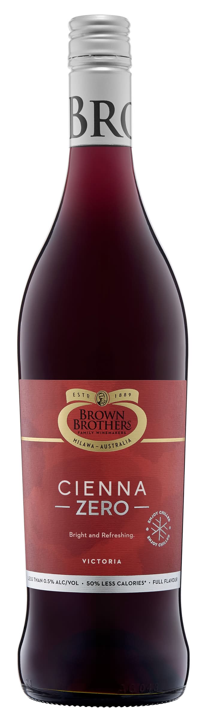Brown Brothers Zero Cienna Red Wine (750mL)