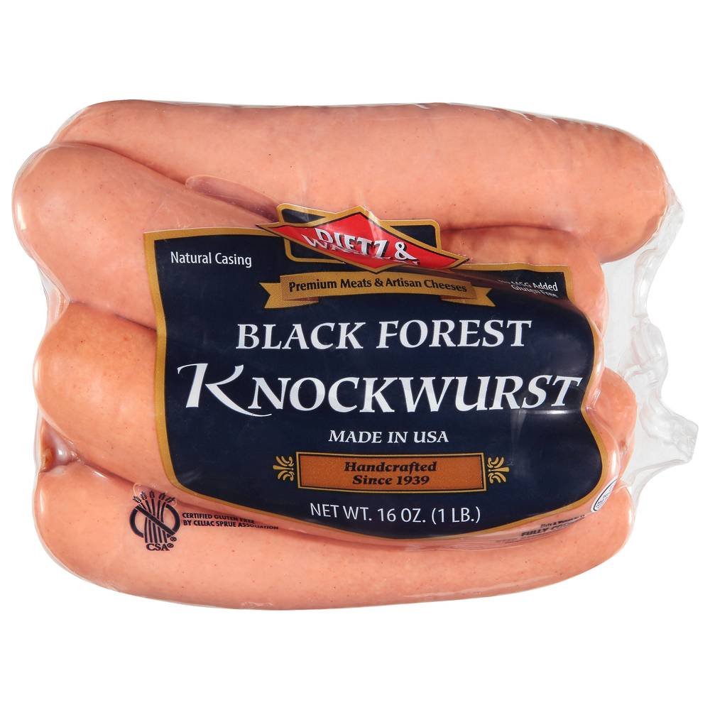 Dietz & Watson Black Forest Knockwurst (1 lbs)