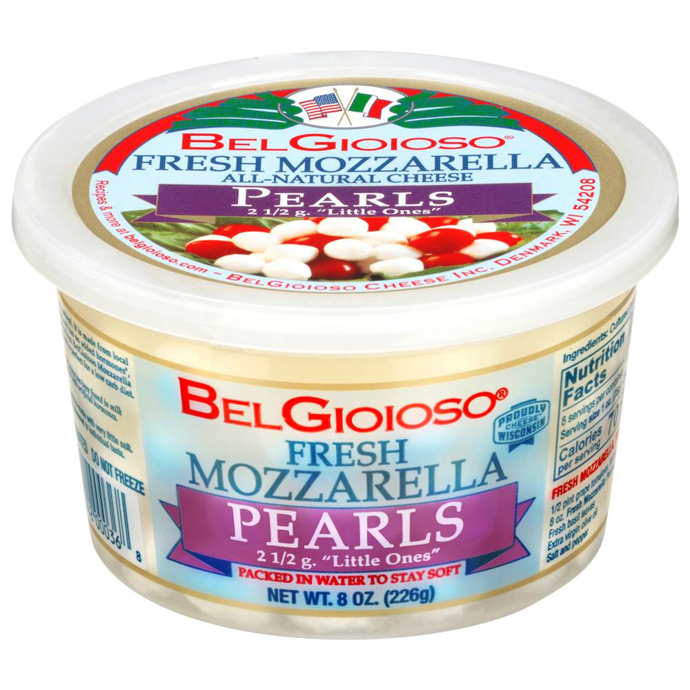 BelGioioso Fresh Mozzarella All Natural Cheese Pearls (8 oz)