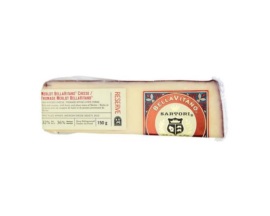 Bellavitano · Fromage affiné à pâte ferme Merlot BellaVitano® (150 g) - Sartori merlot cheese (150 g)