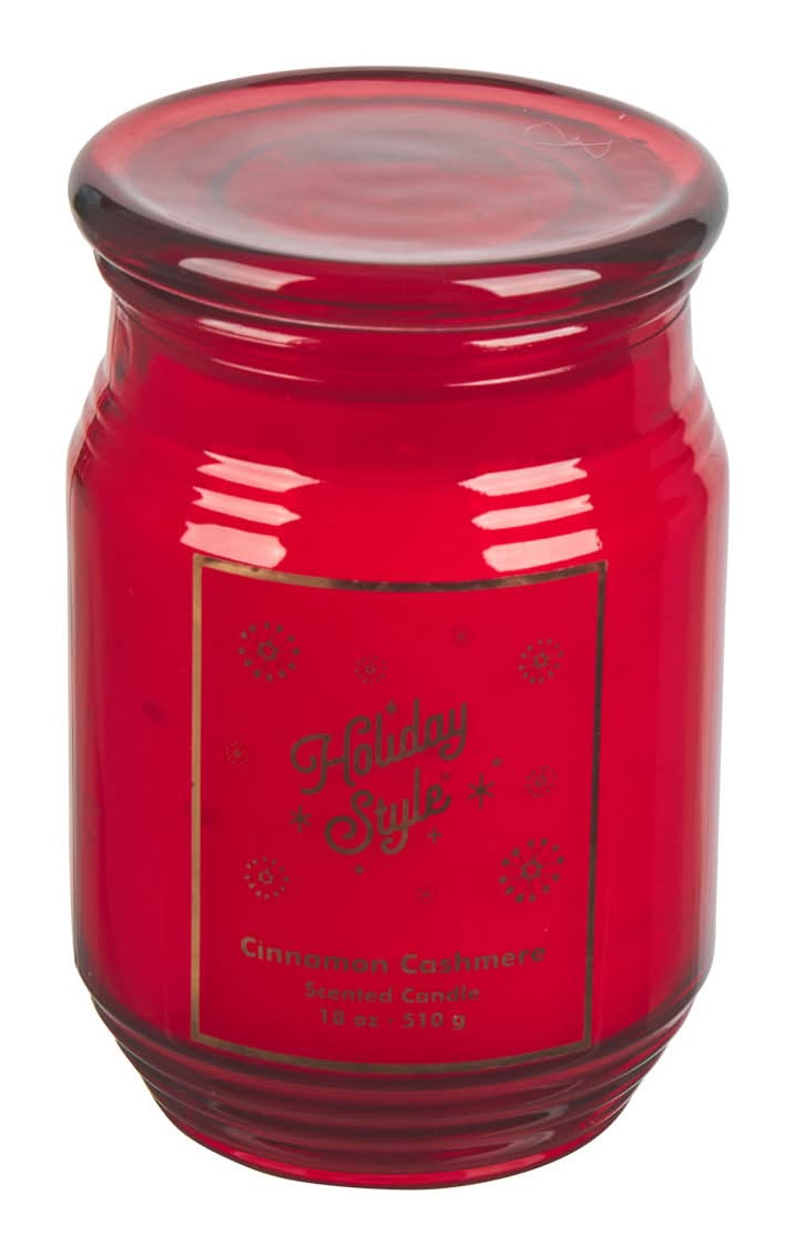Holiday Style Scented Candle, Cinnamon Cashmere (18 oz)