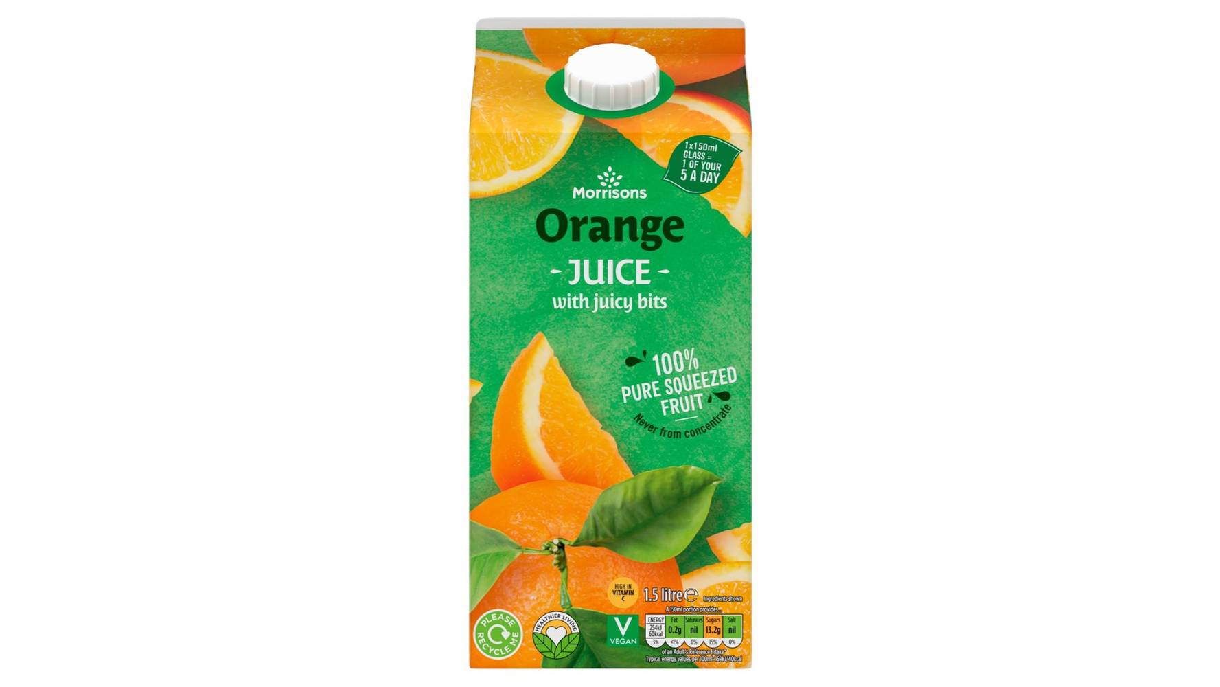 Morrisons Orange Juice Bits (1.5 L)