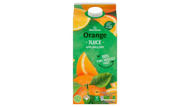 Morrisons Orange Juice Bits 1.5lt