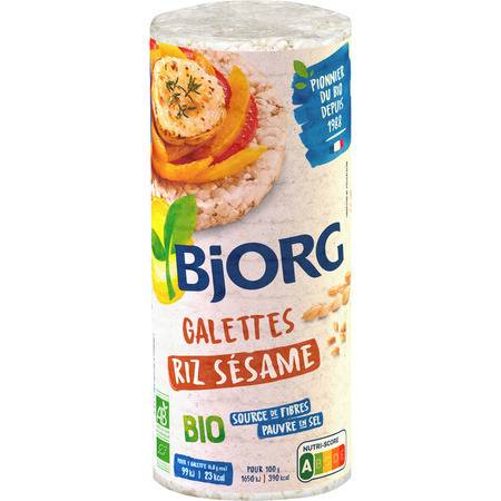 Bjorg - Galettes riz sésame bio