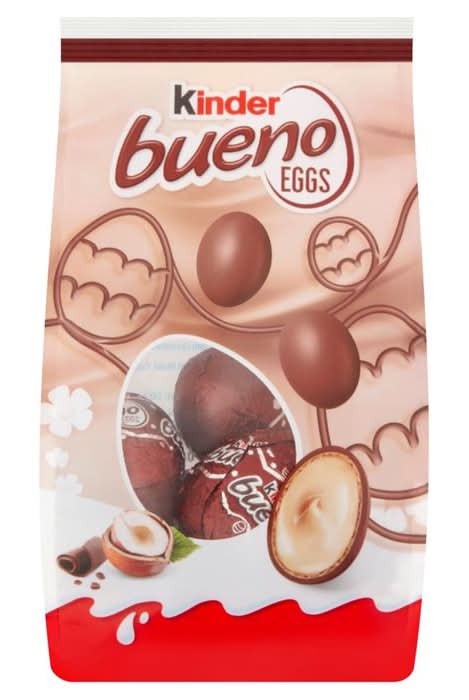 Kinder Bueno Milk Chocolate & Hazelnut Mini Easter Eggs Bag Candy (80g)