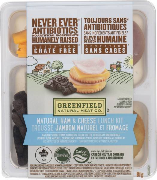Greenfield Natural Ham & Cheese Lunch Kit (81 g)