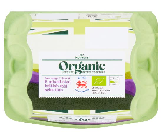 Morrisons Assorted, Size British Egg Selection (6 pack)