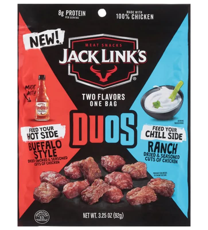 Jack Link's Duos Buffalo Style & Ranch Meat Snacks