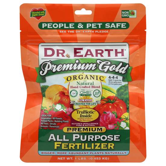 Dr. Earth Premium Gold Organic All Purpose Fertilizer (1 lb)