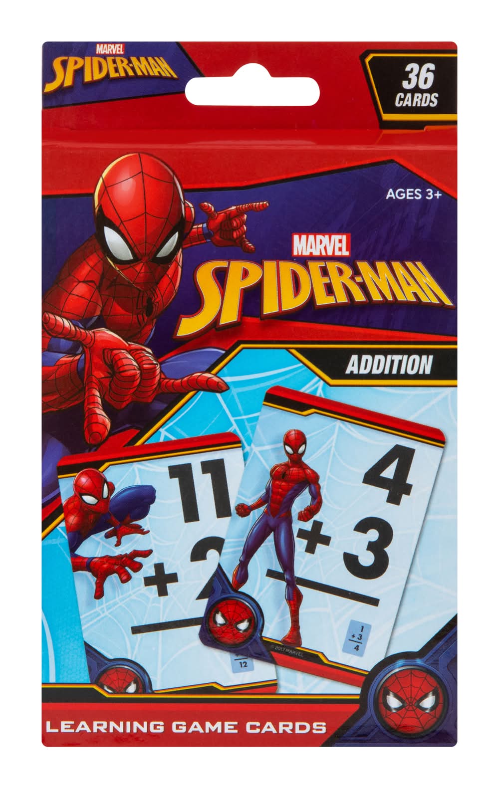 Character Learning Flashcards 36-Count Spiderman