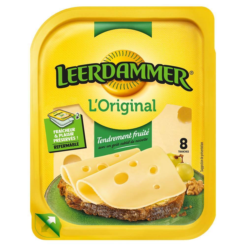 Leerdammer - Fromage en tranches l'original 27.5% mg (8)