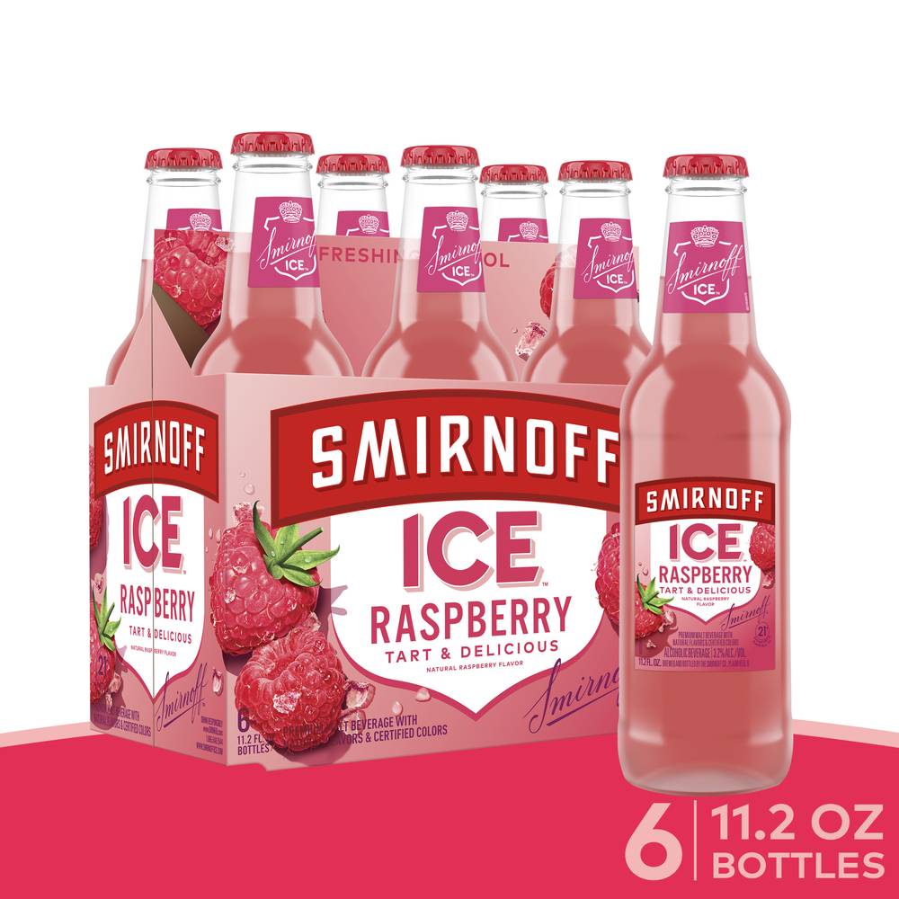 Smirnoff Ice Raspberry Malt Drink (67.2 fl oz)