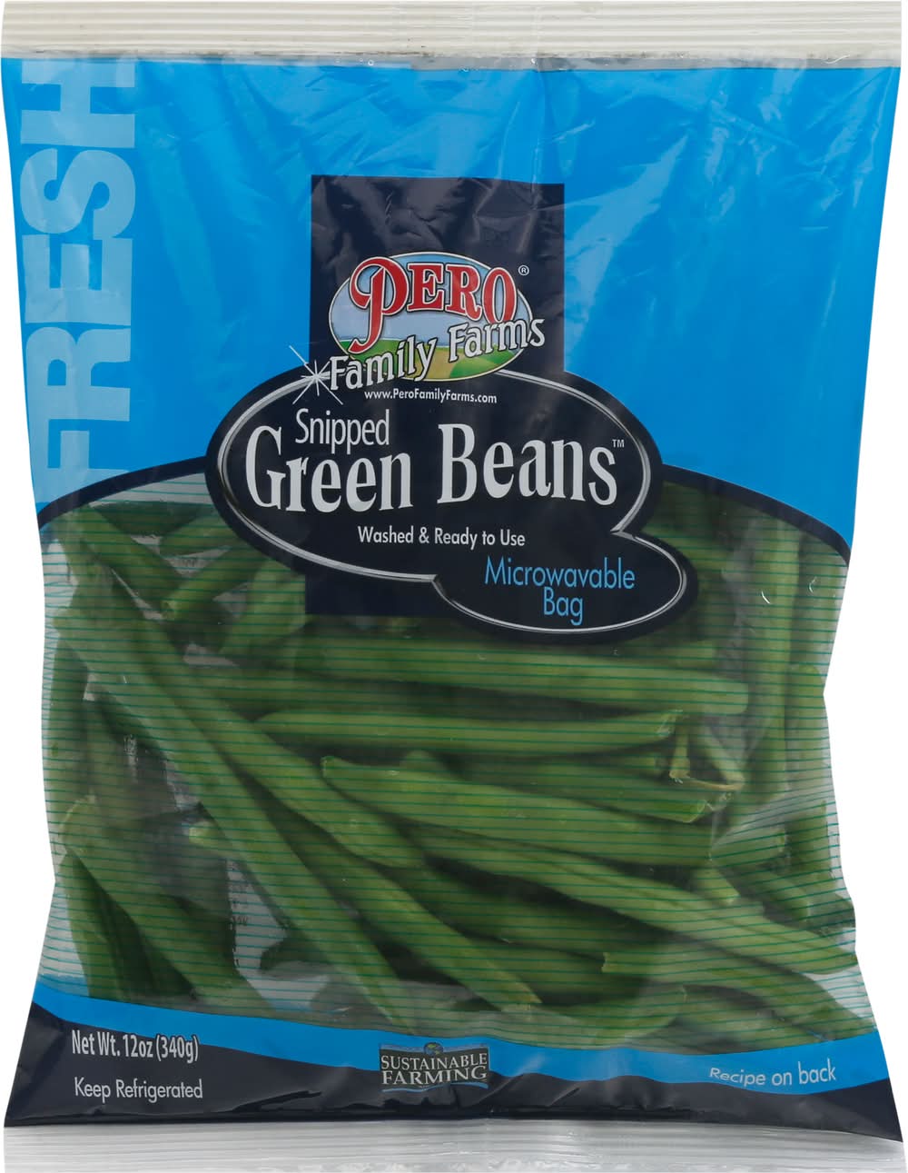 Pero Family Farms Snipped Green Beans (12 oz)