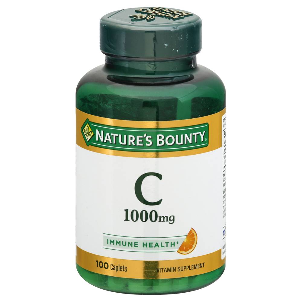 Nature's Bounty Vitamin C 1000mg Caplets (4.8 oz)