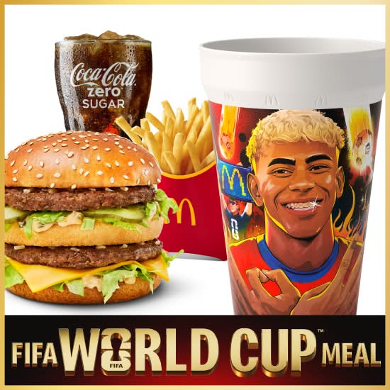 FIFA WK Meal Big Mac Voordeelmenu