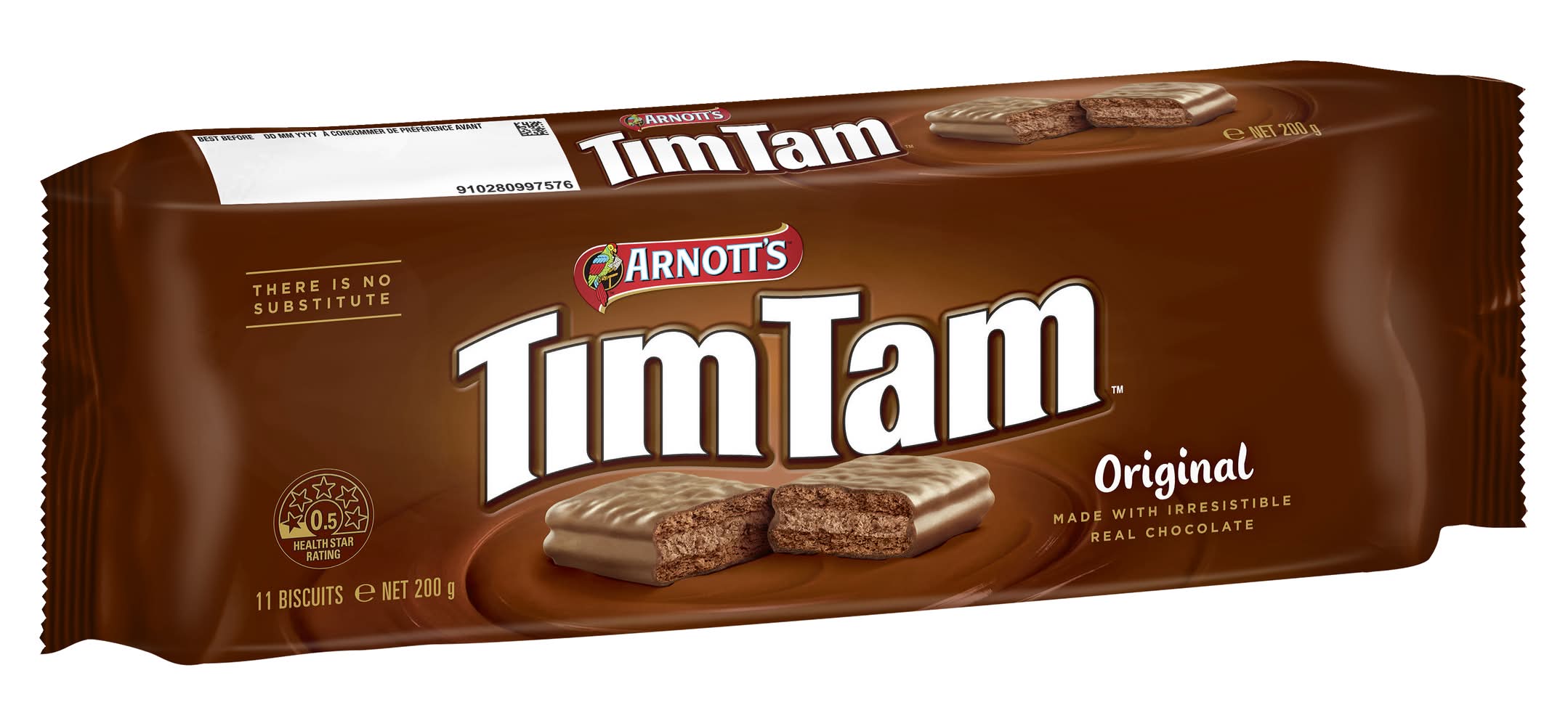 Tim Tam Chocolate Biscuits, Original (200g, 11 pack)
