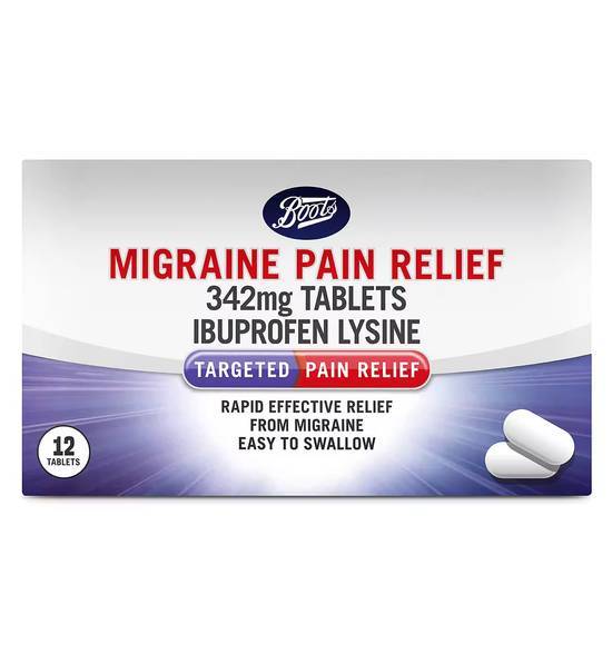 Boots Migraine Pain Relief Tablets