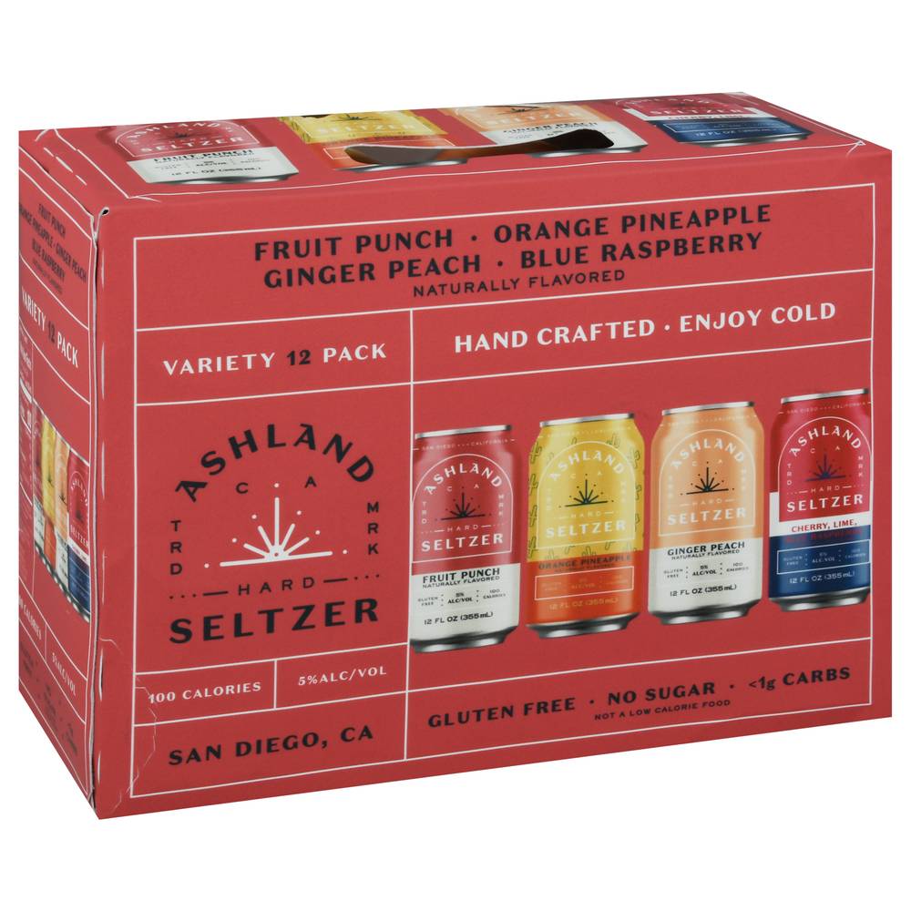 Ashland Assorted Hard Seltzer Variety pack (12 pack, 12 fl oz)