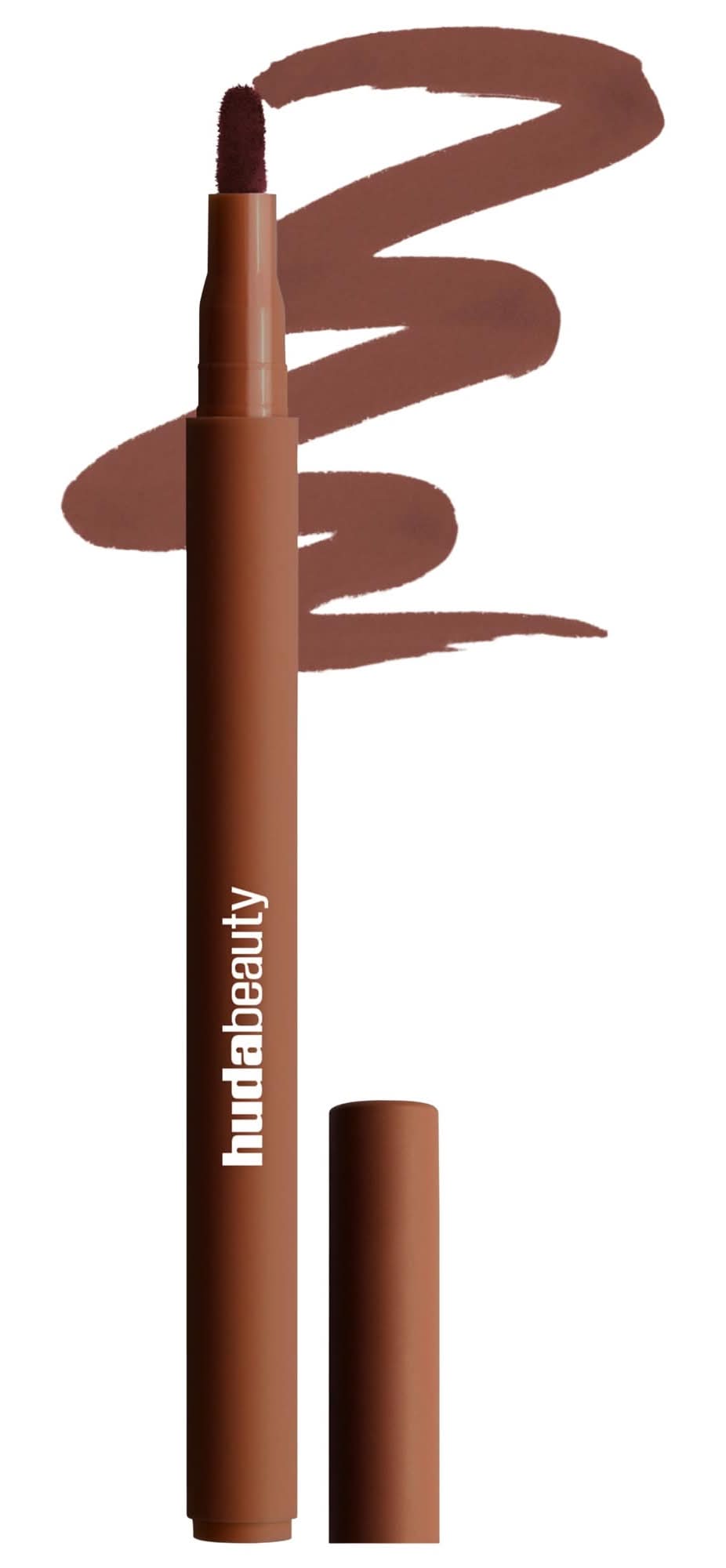 Huda Beauty Lip Contour Lip Stain for 12-Hour Wear Mocha