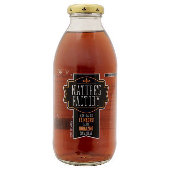 Nature's factory té negro (485 ml) (durazno)