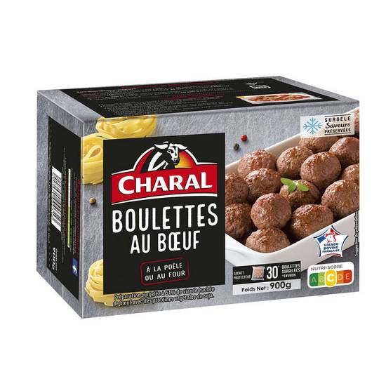 CHARAL - Maxi boulettes au bœuf - 900g