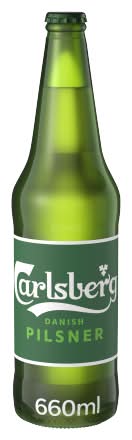Carlsberg Danish Pilsner Beer (660ml)