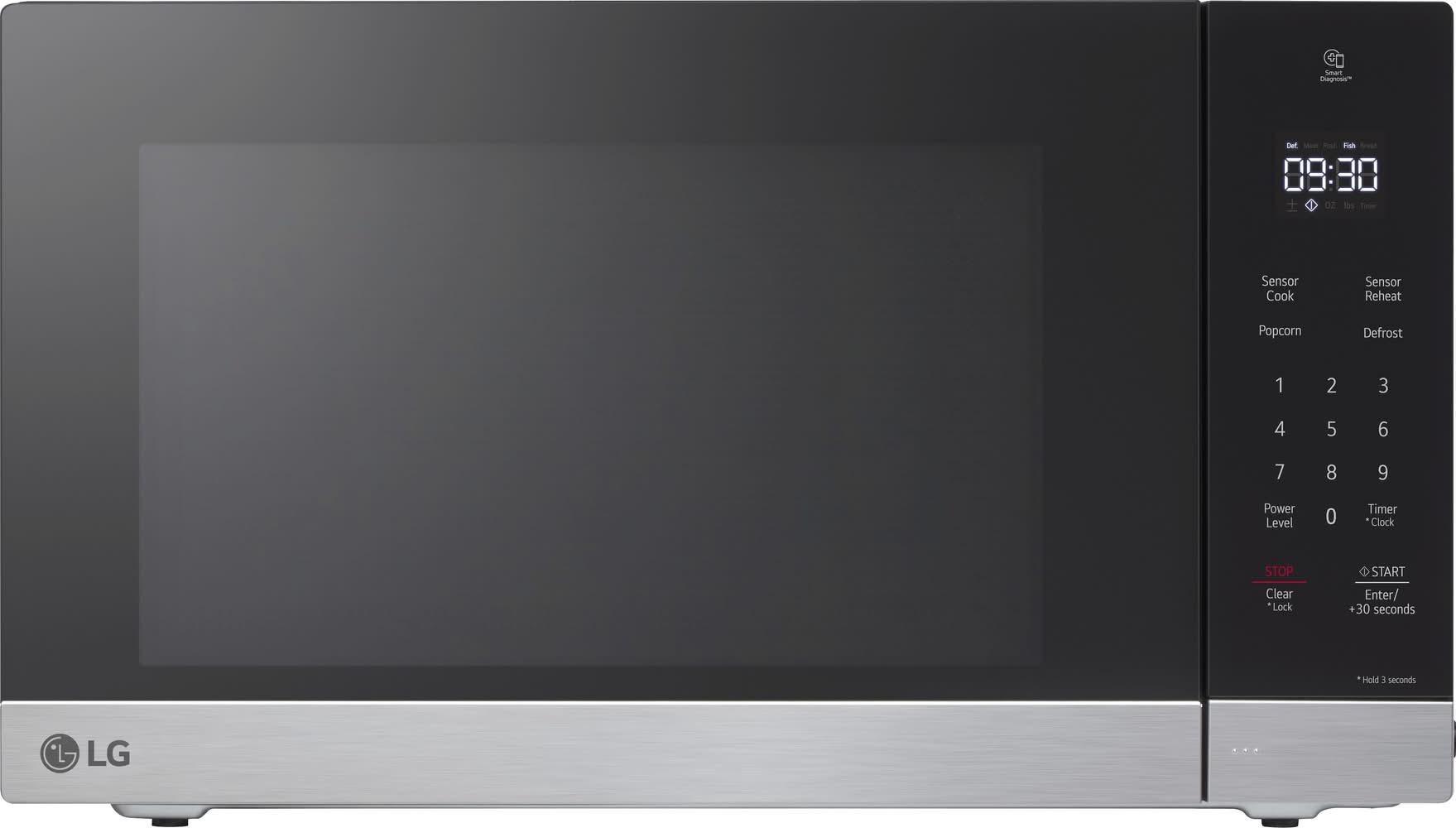 LG - 1.5 Cu. Ft. Countertop Microwave with Sensor Cooking and Smart Inverter - Stainless Steel