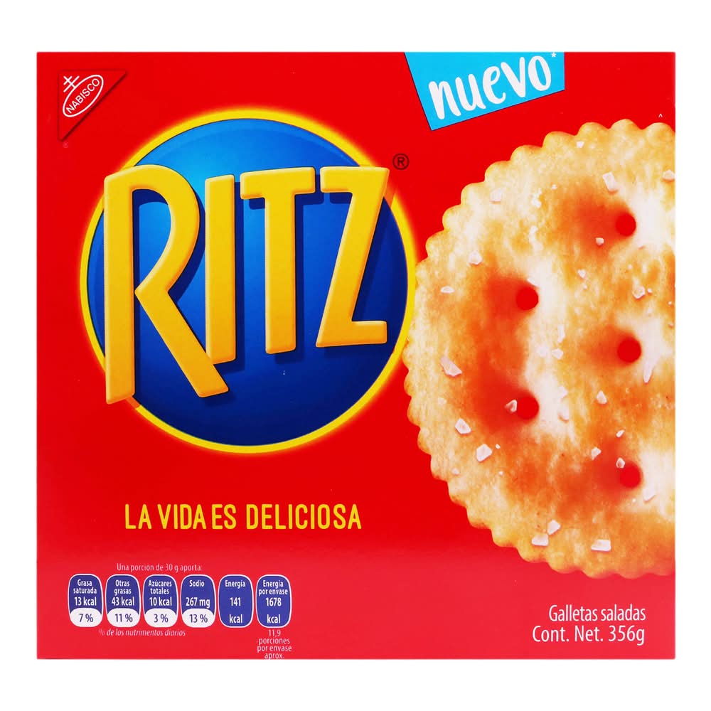 Ritz · Galletas saladas (4 x 89 g)