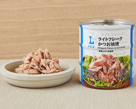 ◎●LW ライトフレークかつお油漬(80g×3缶)