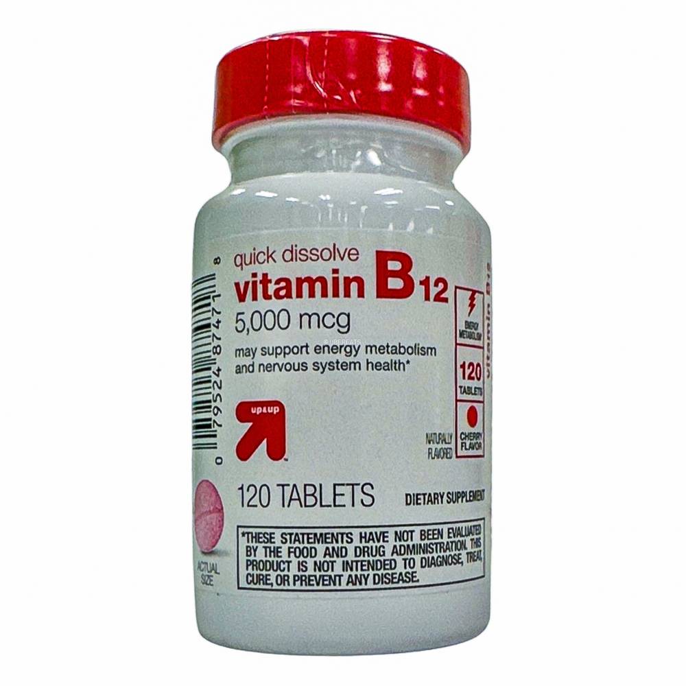 Up&Up Vitamin B12 Quick Dissolve Tablets (cherry)
