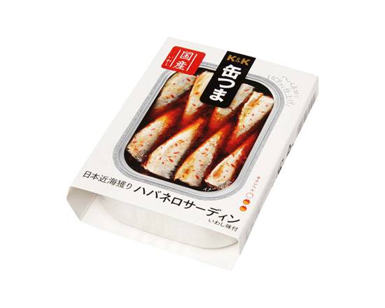 203753：K&K缶つまプレミアム ハバネロサーディン 105G缶 / K&K Cantsuma Premium Habanero Sardine （Canned Foods）