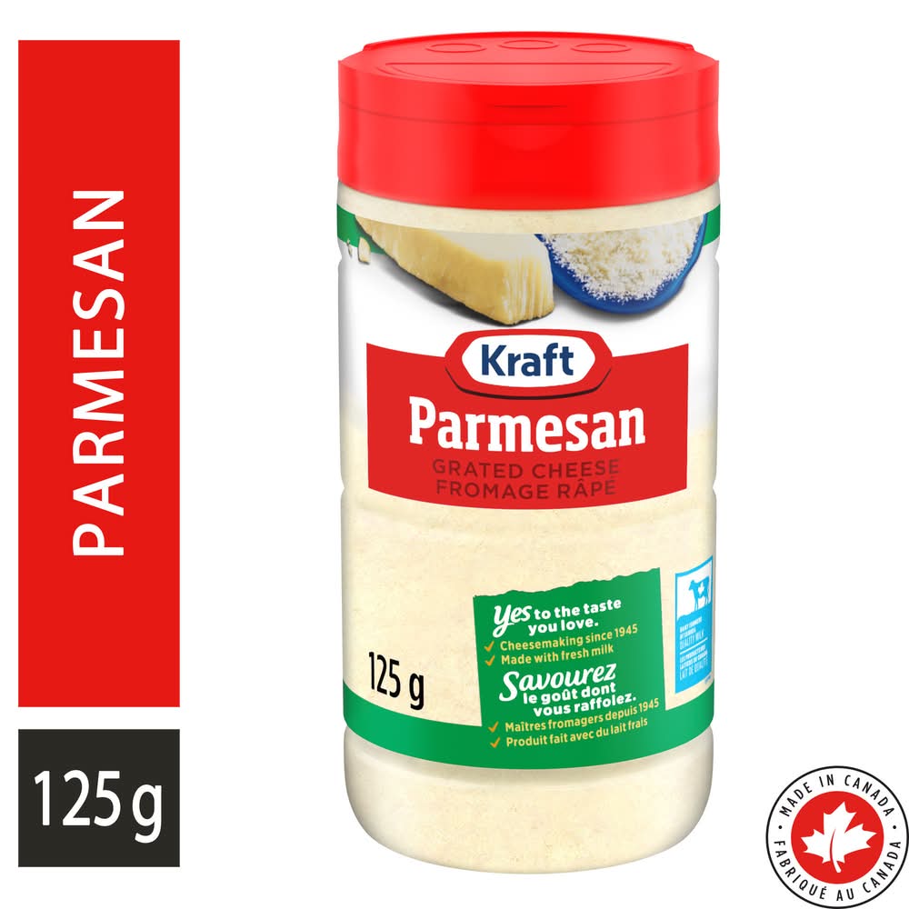 Kraft 100% Grated Parmesan Cheese (125 g)